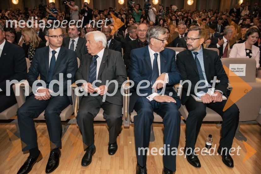  Marjan  Šarec, predsednik Vlade Republike Slovenije;  Milan Kučan, nekdanji predsednik Republike Slovenije;  Danilo Türk, nekdanji predsednik Republike Slovenije;  Thomas  Greminger, generalni sekretar OVSE13. Strateški Forum, otvoritev