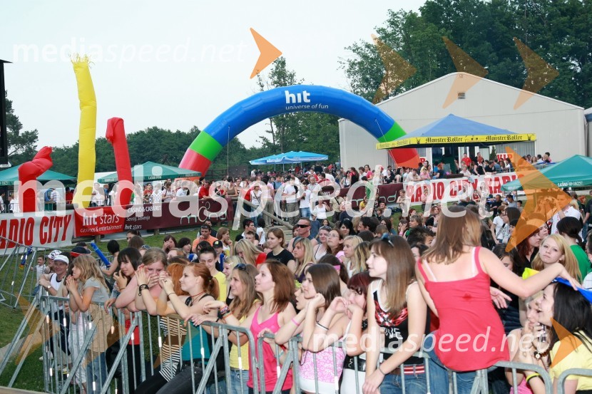Množica obiskovalcevRadio City koncert 2008