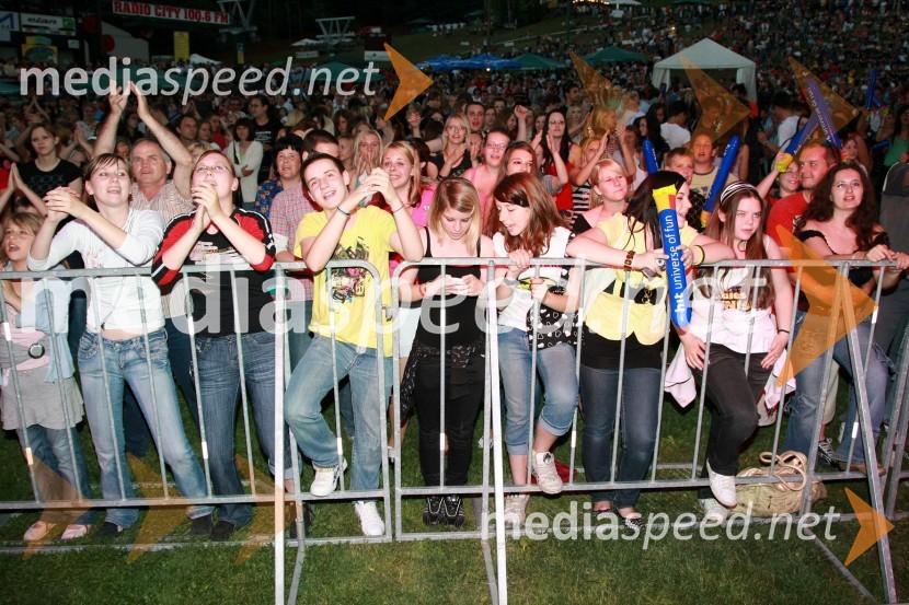 ObiskovalciRadio City koncert 2008