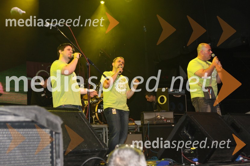 Ekipa Reporter MilanRadio City koncert 2008