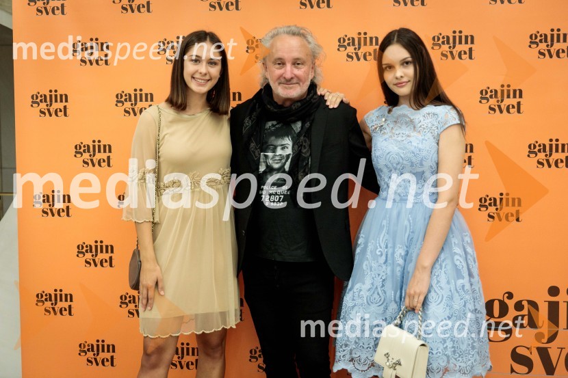  Gitica  Jakopin, igralka;  Peter Bratuša, režiser;  Neža  Smolinsky, igralkaSlavnostna premiera mladinske romantične komedije Gajin svet