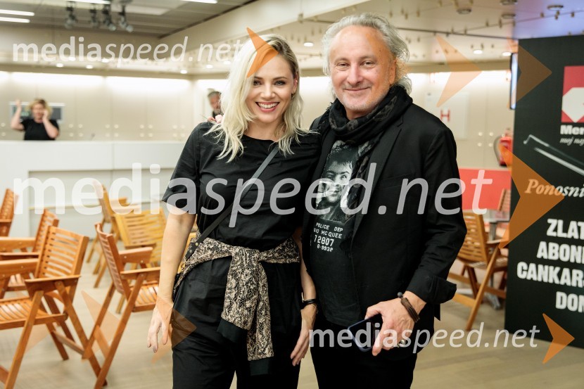  Katarina Čas, igralka, voditeljica;  Peter Bratuša, režiserSlavnostna premiera mladinske romantične komedije Gajin svet