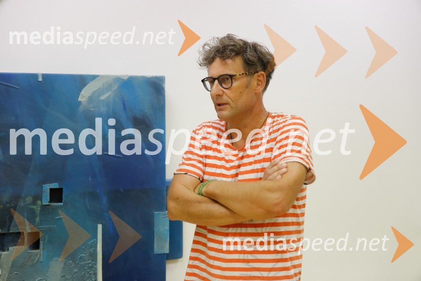  Silvester  Plotajs Sicoe, umetnikOdprtje razstave Geometry of hope v AS Galeriji