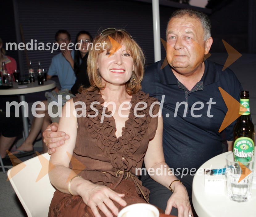 Magda Medved, direktorica mariborskih kinematografov z možem
Kolosej Maribor 1.obletnica