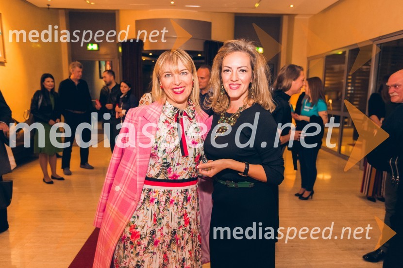  Brigita Potočki, MJZ Fashion;  Sanja Stojanovski,  oblikovalka nakita znamke SAN fashion & jewelryPredstavitev romana Nemirni srci in modna revija