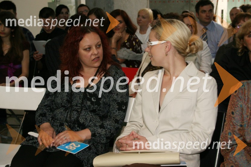 Željka Toplek Luzar, izvršna direktorica Publicisa in Tanja Subotič, vodja projektov Dialog CompanyUNICEF-ova dobrodelna dražba Punčk iz cunj