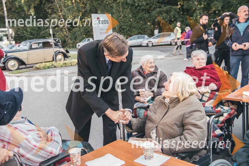  Borut Pahor, predsednik Republike Slovenije;  ... »Mobilnost starejših, z leti gradimo na kvaliteti«, dogodek v centru starejših Medvode