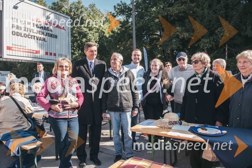  ... ;  Borut Pahor, predsednik Republike Slovenije;  ... »Mobilnost starejših, z leti gradimo na kvaliteti«, dogodek v centru starejših Medvode