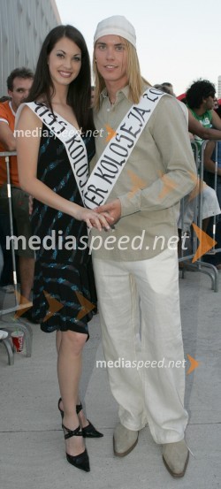 Miss in mister Koloseja 2005: Grega Likar iz Nove Gorice in Nives Brauner iz MariboraKolosej Maribor 1.obletnica