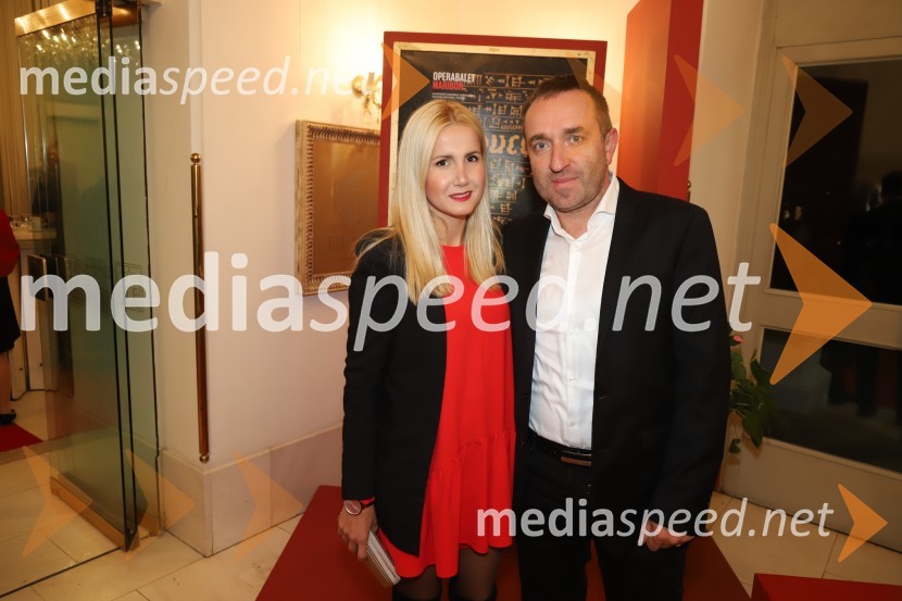  Natalija Cvetko, vodja projektov, Mediaspeed;  Borut  Cvetko, kreativni direktor, MediaspeedNabucco, premiera opere