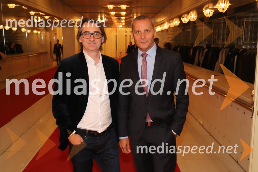  Aleksandar  Popovski, umetniški direktor Drame SNG;  Danilo Rošker, direktor SNG MariborNabucco, premiera opere