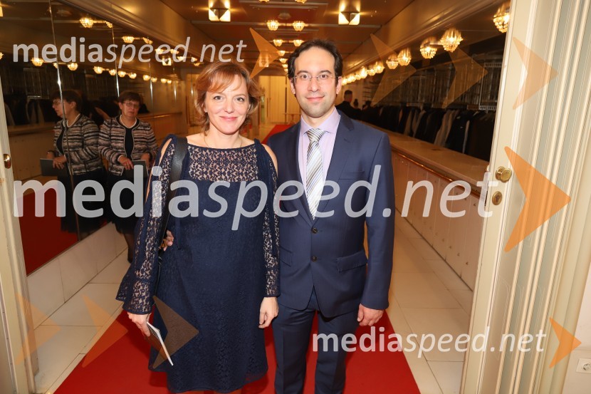  Anamarija Krečič;  Simon Krečič, umetniški in glasbeni direktor Opere SNG MariborNabucco, premiera opere