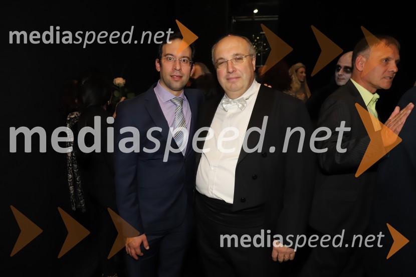  Simon Krečič, umetniški in glasbeni direktor Opere SNG Maribor;  Stefano Romani, dirigentNabucco, premiera opere