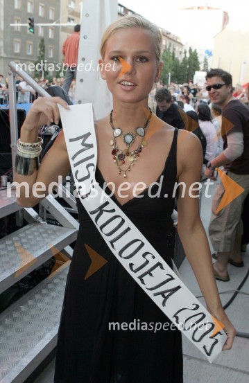 Minka Alagič, Miss Universe 2001 
Kolosej Maribor 1.obletnica