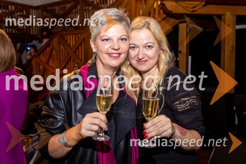  Mirjam Drnovšček, direktorica Prešernovega gledališča Kranj;  Barbara Pia Jenič, režiserkaPrerok, premiera predstave