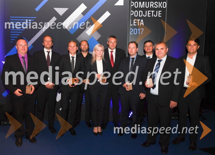  ... ;  Uroš Hakl, direktor družbe Večer, d.o.o.;  Borut Cvetkovič, direktor podjetja Radgonske gorice;  Kristjan Magdič, solastnik in direktor družbe Paradajz;  Sandra Županec, direktorica podjetja Carthago d.o.o.;  Dejan Židan, predsednik Državnega zbora RS;  ... ;  Robert Grah, direktor, Pomurska gospodarska zbornica;  Anton Cigan, KIT Žižki, d.o.o.;  Boštjan Poredoš, direktor, Miniplast, d.o.o.Znana so najuspešnejša Pomurska podjetja leta 2017