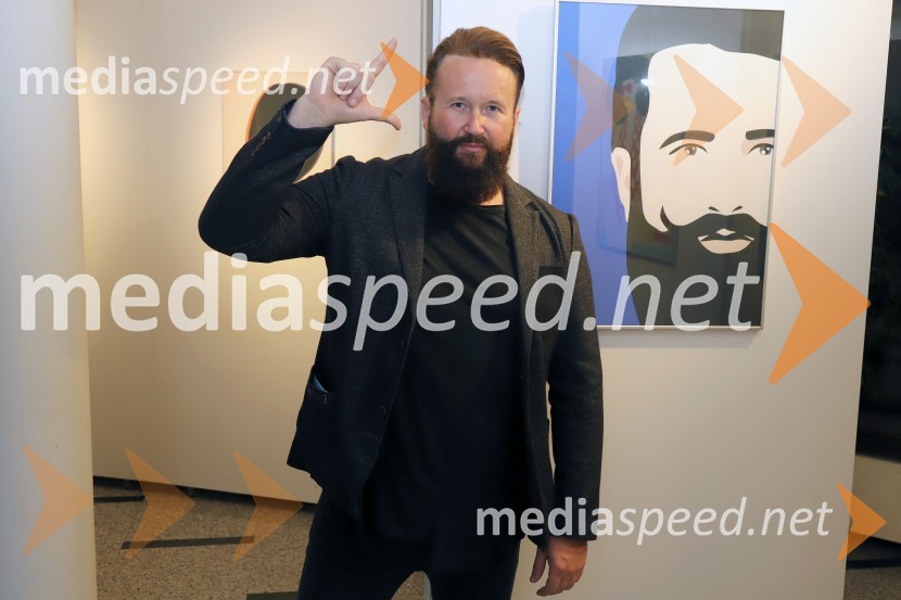  Marko Matjaž, frizerOtvoritev razstave umetniških del Mojce Krajnc