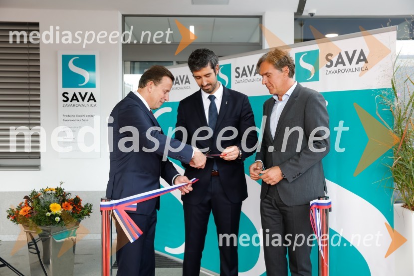 Otvoritev prodajno - škodnega centra Zavarovalnica Sava