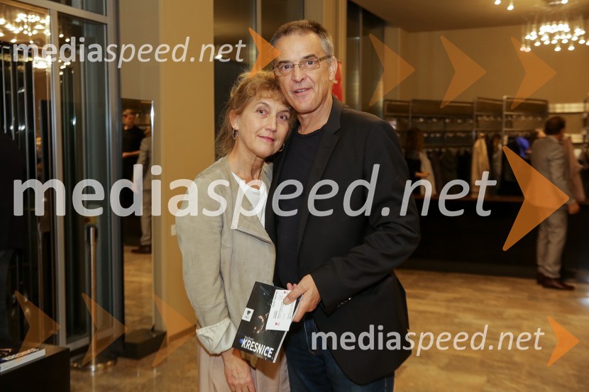  Barbara Hieng Samobor, direktorica MGL;   Igor  Samobor, igralec, ravnatelj SNG Drama LjubljanaKresnice, premiera predstave