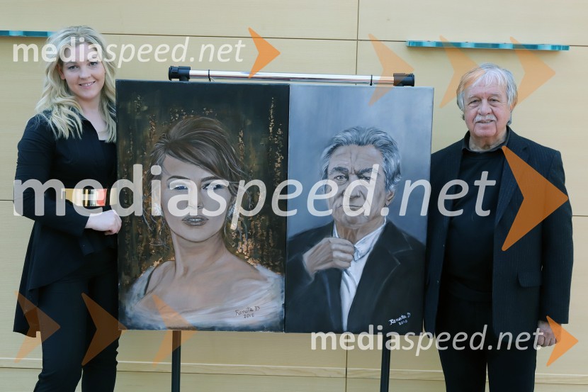  Renata Donko, slikarka;  Rade  Bakračevič, častni konzul republike SrbijeOtvoritev slikarske razstave Renate Donko in Maje Fabijan v hotelu Radin