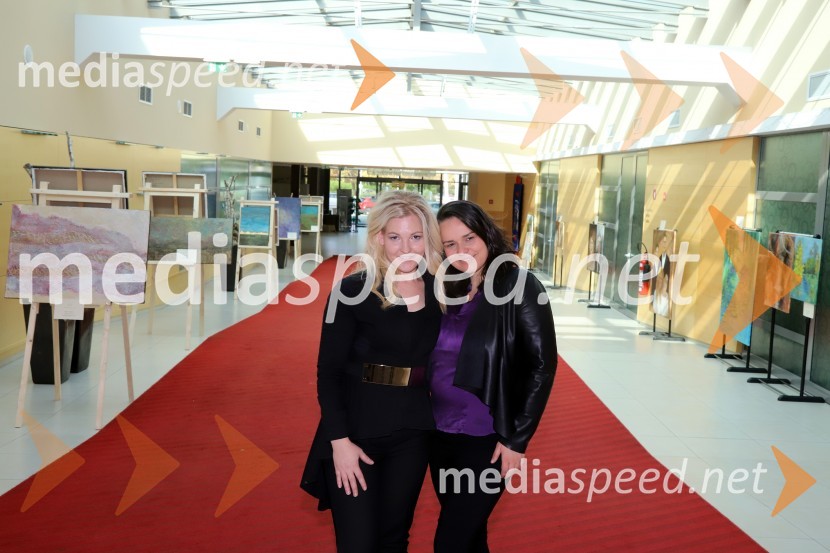  Renata Donko, slikarka;  Maja Fabijan, slikarkaOtvoritev slikarske razstave Renate Donko in Maje Fabijan v hotelu Radin