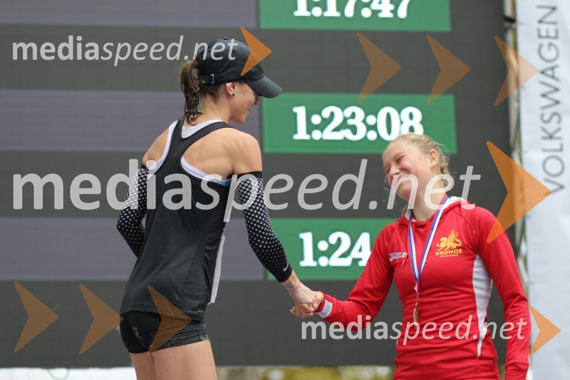  Neja Kršinar, atletinja;  Laura  Blatnik Guzelj, tekačicaNa 23. ljubljanskem maratonu slavila Etiopijec in Kenijka