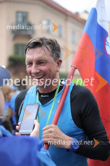  Borut Pahor, predsednik Republike SlovenijeNa 23. ljubljanskem maratonu slavila Etiopijec in Kenijka