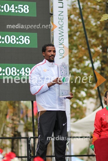  Tewelde Hiskel, tekačNa 23. ljubljanskem maratonu slavila Etiopijec in Kenijka