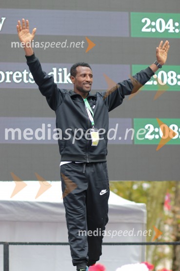  Lemma Kasaye Sisay, tekačNa 23. ljubljanskem maratonu slavila Etiopijec in Kenijka