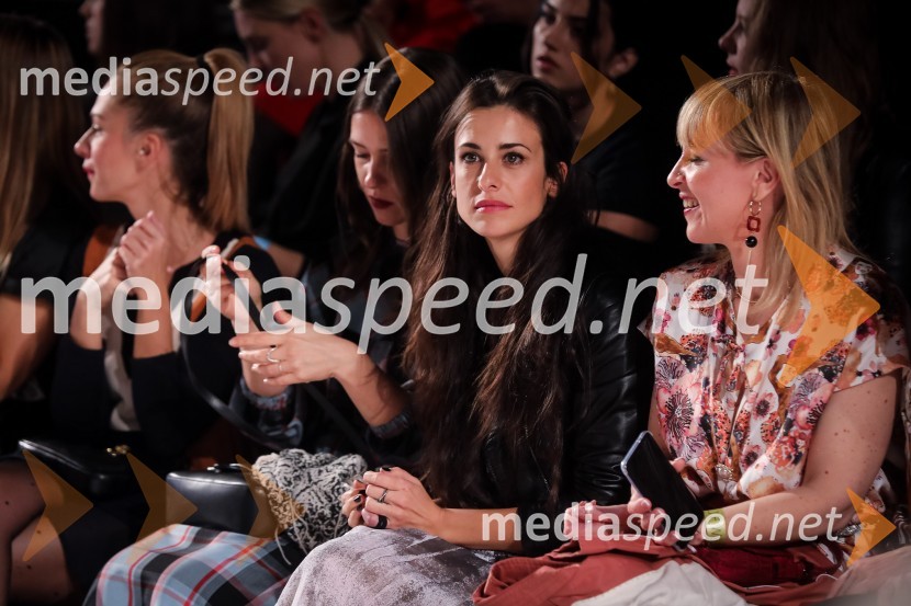  Lara Komar, igralka;  Brigita Potočki, MJZ FashionLjubljana Fashion Week 2018, prvi dan