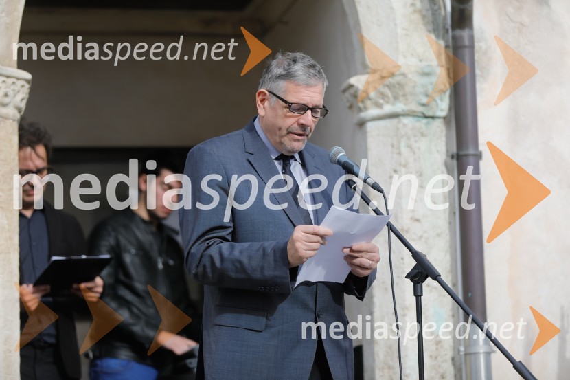  Marko Štepec, muzejski svetnik, vodja kustosov, Muzej novejše zgodovine SlovenijeOdkritje spomenika ob 100.letnici konca 1. svetovne vojne v spomin 101. padlem vojaku