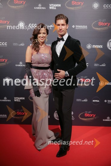  Kristina Vodičar;  Miha Vodičar, plesalec10 let revije Story