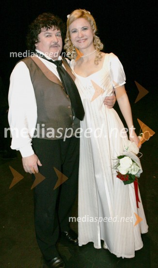 Operna pevca Janez Lotrič in Andreja Zakonjšek
Janez Lotrič, operni pevec