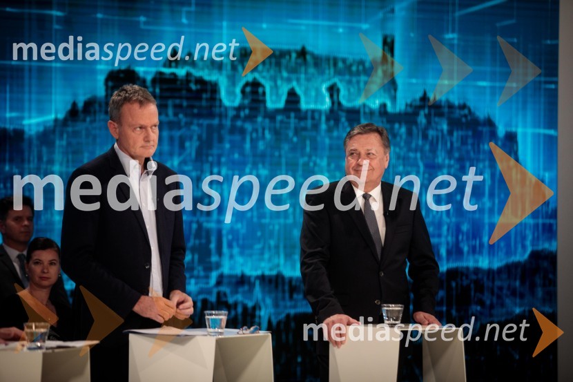  Dragan Matič, poslanec SMC;  Zoran Janković, župan, Mestna občina LjubljanaPredvolilno soočenje kandidatov za župana Ljubljane