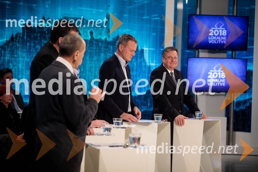  Dragan Matič, poslanec SMC;  Zoran Janković, župan, Mestna občina LjubljanaPredvolilno soočenje kandidatov za župana Ljubljane