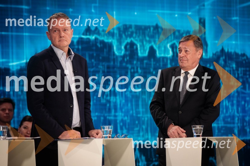 Dragan Matič, poslanec SMC;  Zoran Janković, župan, Mestna občina LjubljanaPredvolilno soočenje kandidatov za župana Ljubljane
