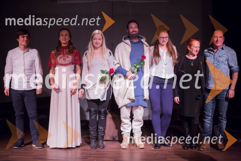  ... ;  Maruša Oblak, igralka;  Barbara Pia Jenič, režiserka;  Miha Rodman, igralec;  ... ;  Marinka Poštrak,  umetniška vodja Prešernovega gledališča Kranj;  Ciril Roblek, inspicientLjubljanska premiera predstave Prerok