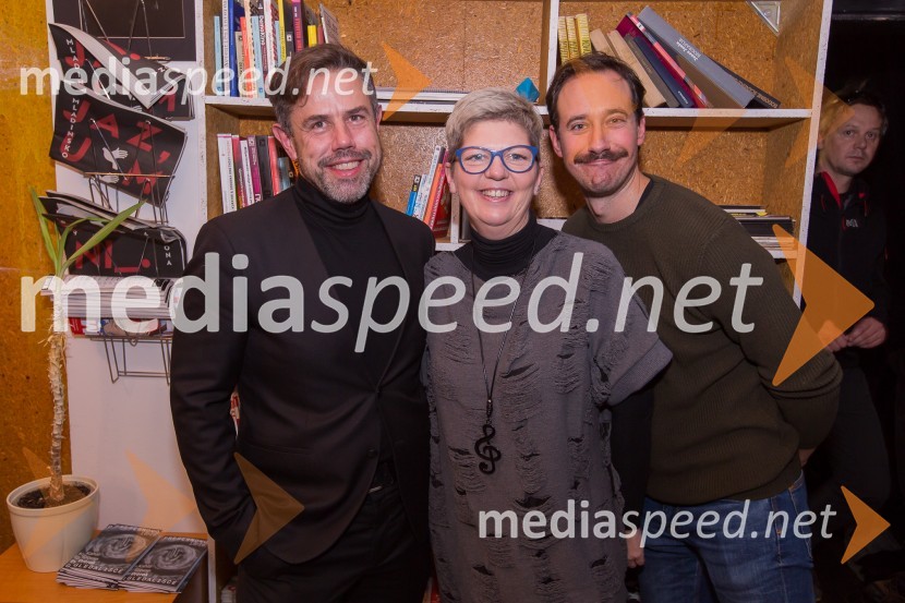  ... ;  Mirjam Drnovšček, direktorica Prešernovega gledališča Kranj;  Miha Rodman, igralecLjubljanska premiera predstave Prerok