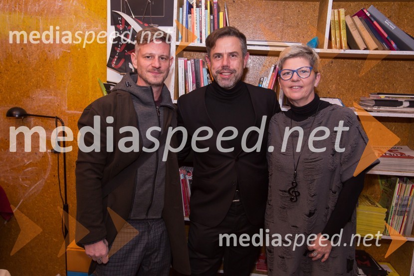  Tibor Mihelič Syed, direktor, Slovensko mladinsko gledališče;  ... ;  Mirjam Drnovšček, direktorica Prešernovega gledališča KranjLjubljanska premiera predstave Prerok