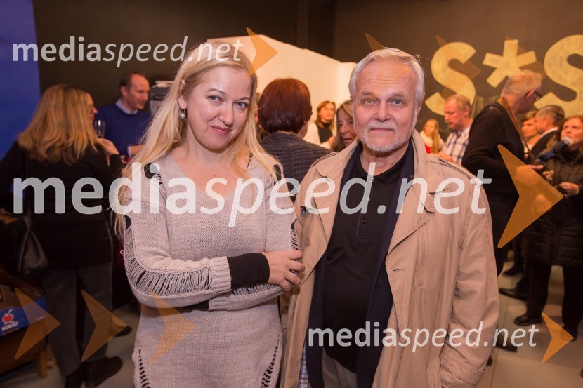  Barbara Pia Jenič, režiserka;  Niko Goršič, igralec, publicist, režiserLjubljanska premiera predstave Prerok