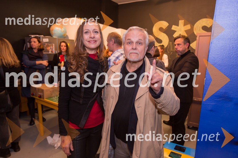  Maruša Oblak, igralka;  Niko Goršič, igralec, publicist, režiserLjubljanska premiera predstave Prerok