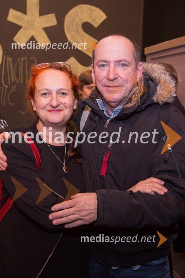  Marinka Poštrak,  umetniška vodja Prešernovega gledališča Kranj;  Ciril Roblek, inspicientLjubljanska premiera predstave Prerok