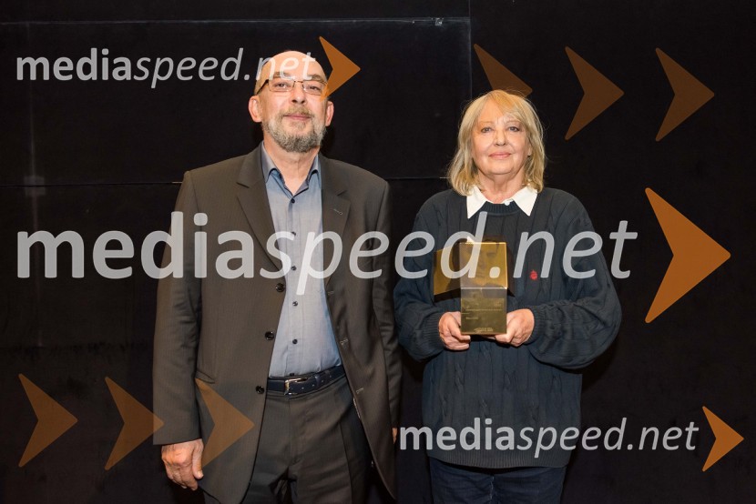 mag. Vojko Stopar, državni sekretar na Ministrstvu za kulturo Republike Slovenije;  Špela Rozin, igralkaNagrado BERT prejela Špela Rozin