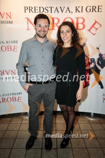  Anej Ferko, marketing Špan d.o.o.;  Teja UcmanPredstava, ki gre narobe, premiera gledališke komedije