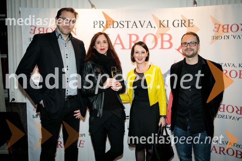  Gorazd Slak, producent;  ... ;  Laura Miklič, FABulatorij, project manager;  ... Predstava, ki gre narobe, premiera gledališke komedije