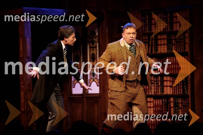  Mario Dragojević, igralec;  Luka Cimprič, igralecPredstava, ki gre narobe, premiera gledališke komedije