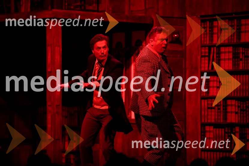  Mario Dragojević, igralec;  Luka Cimprič, igralecPredstava, ki gre narobe, premiera gledališke komedije