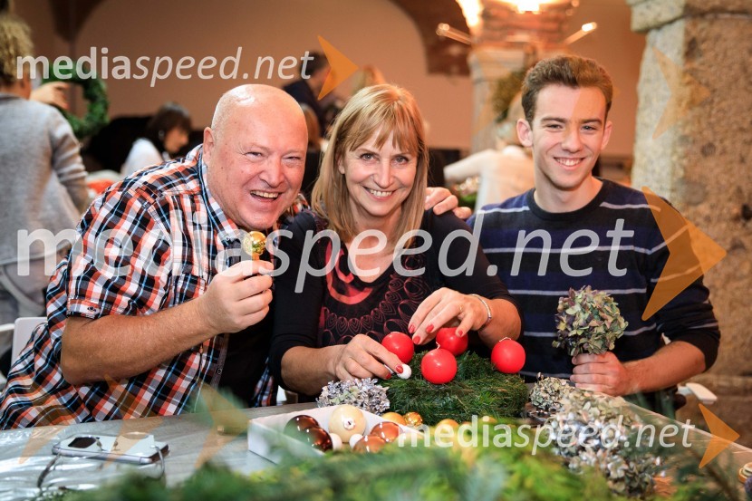  Nace Junkar, operni pevec;  Irena Setnikar;  IGOR ..., pevecIzdelovanje adventnih venčkov z znanimi Slovenci 2018