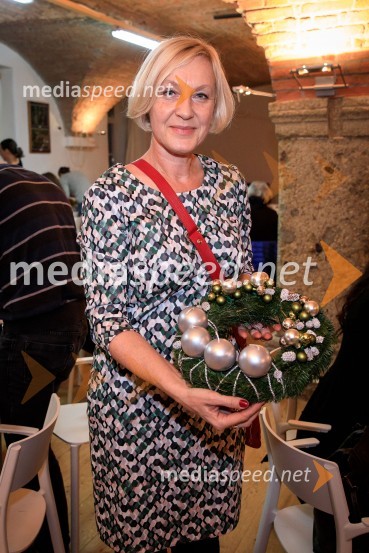  Meta Ornik, voditeljicaIzdelovanje adventnih venčkov z znanimi Slovenci 2018