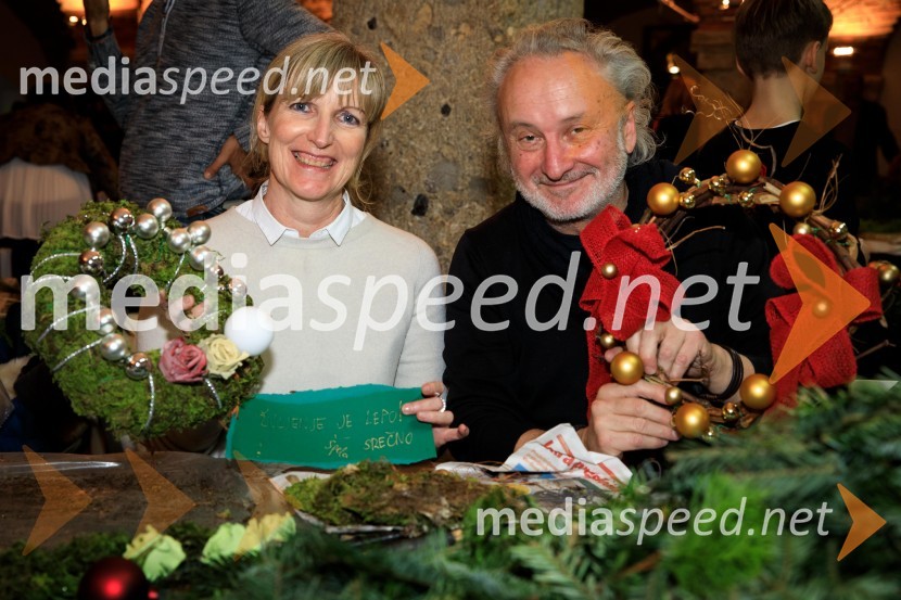  Špela Levičnik Oblak, scenaristka, direktorica Luna TBWA;  Peter Bratuša, režiserIzdelovanje adventnih venčkov z znanimi Slovenci 2018